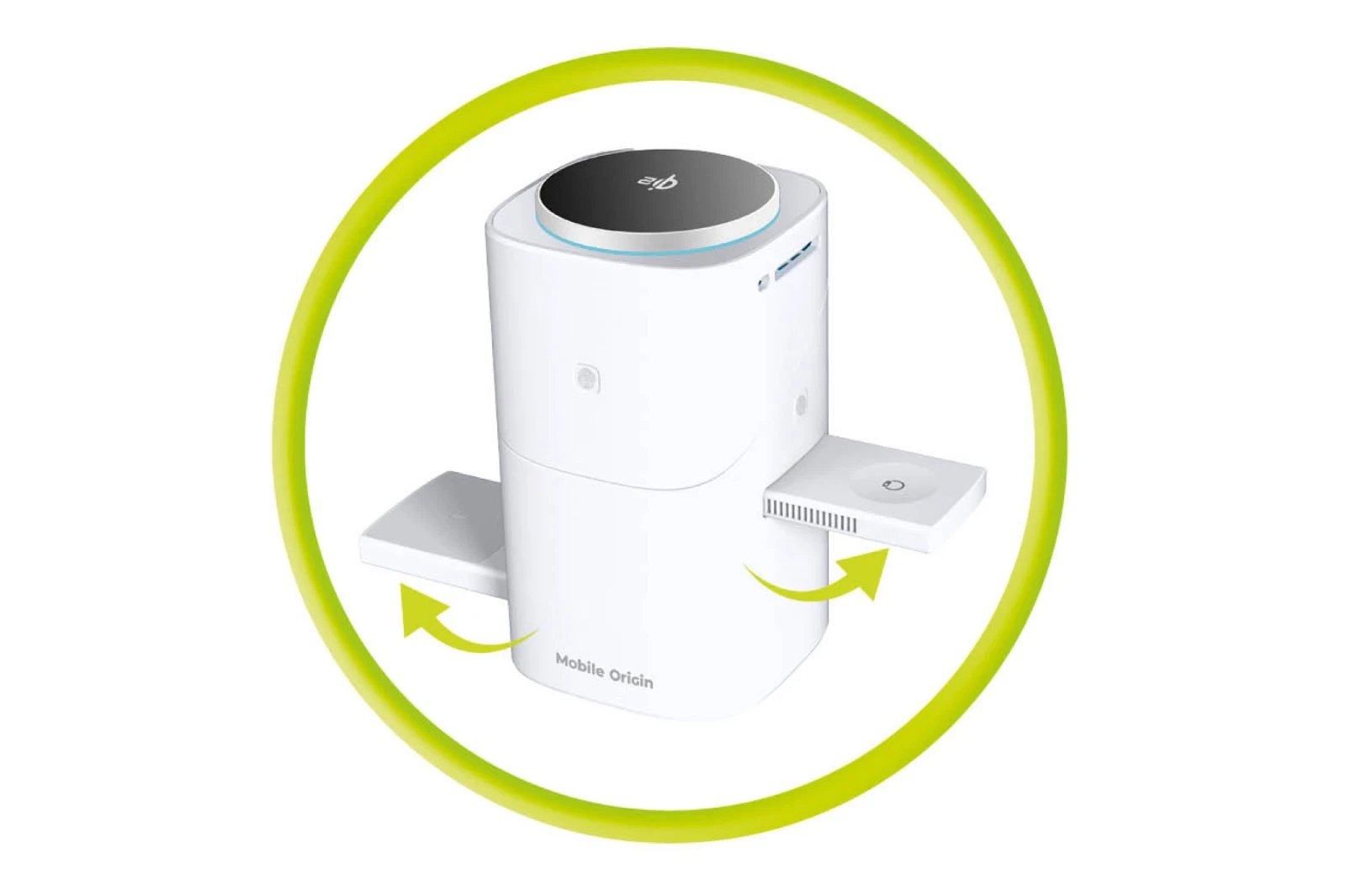 Mobile Origin 3in1 Wireless Qi2 Charging Station Pw11 White