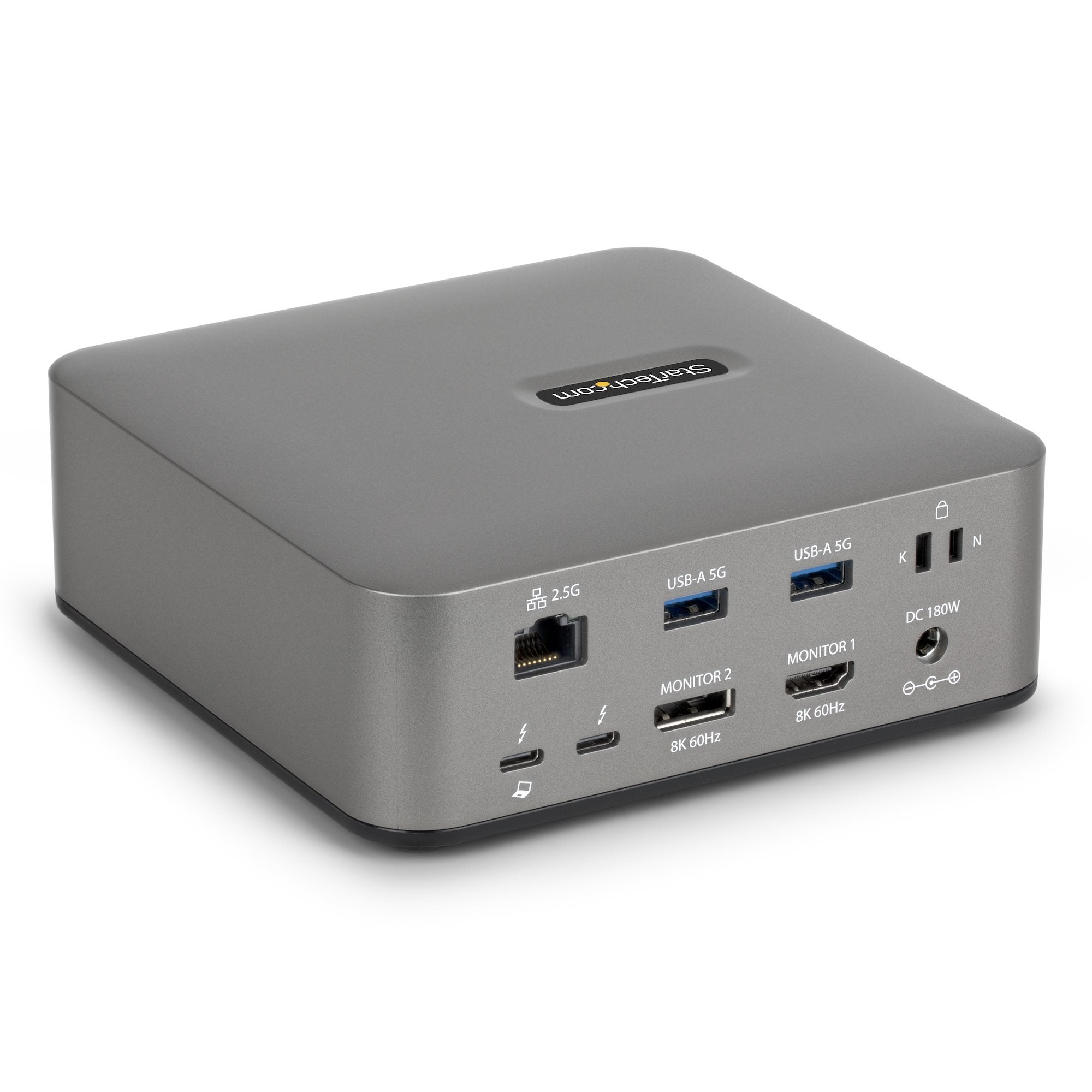 Startech.Com 215ue-Tb5usb4dock Base Para Portátil Y Replicador De Puertos Alámbrico Thunderbolt 5 Gris
