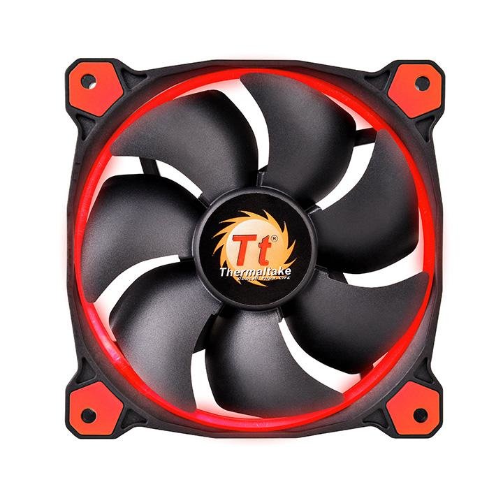 EAN 4717964400734 - Thermaltake Riing 12 Carcasa del ordenador Ventilador 12 cm Negro, Rojo imagen 1