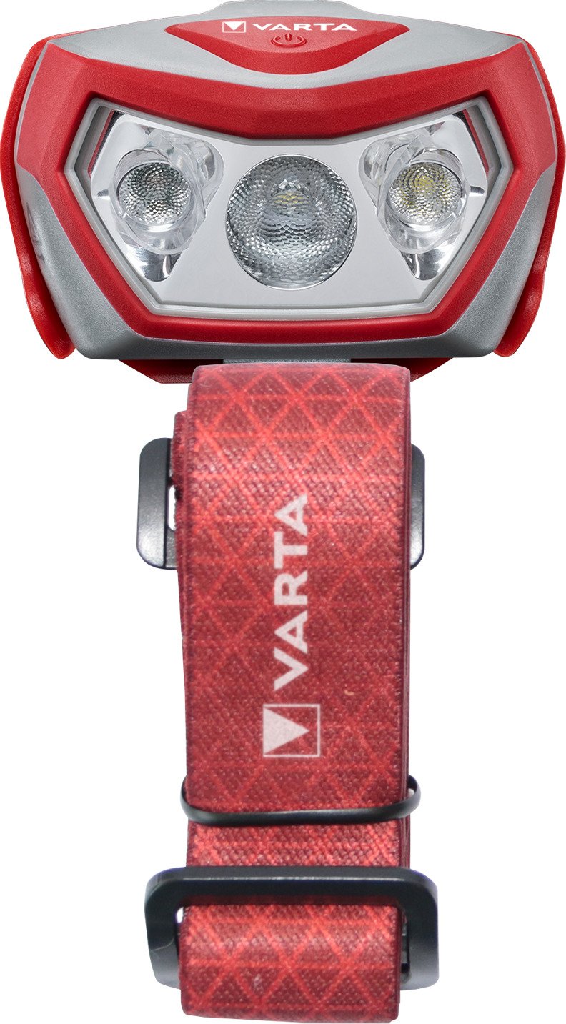 EAN 4008496021529 - Varta Outdoor Sports H20 Pro Gris, Rojo Linterna con cinta para cabeza LED imagen 1