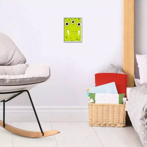 Pintura De Ravensburger Para Números - Monstruo Verde 23628