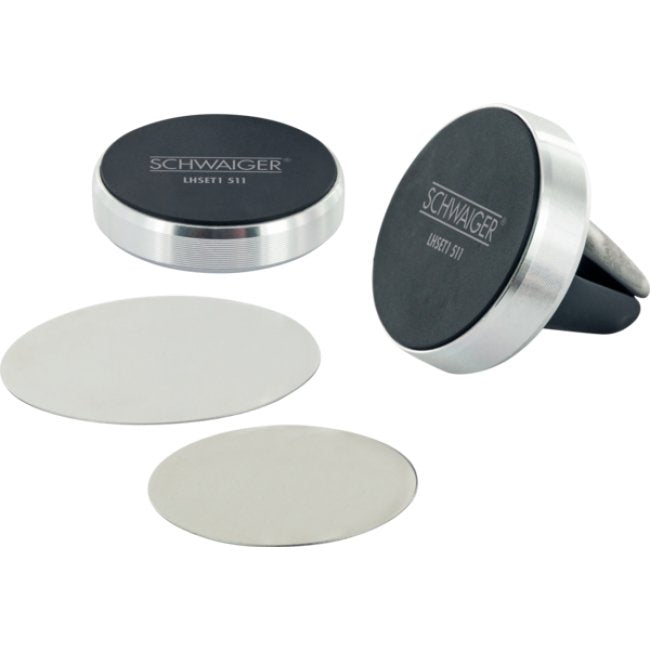 Schwaiger Lhset1 511 Soporte Teléfono Móvil/Smartphone Negro, Plata Soporte Pasivo