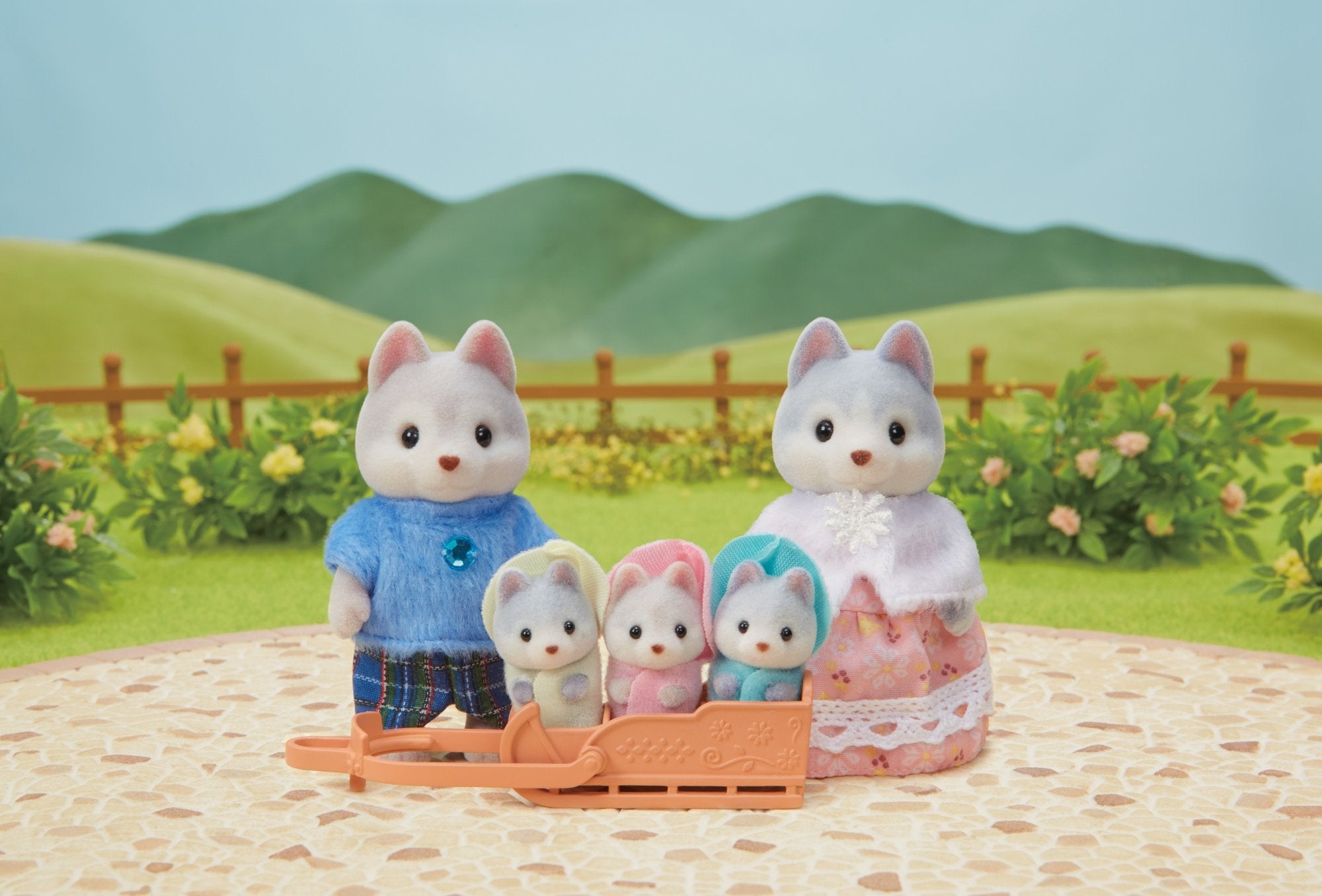 Epoch Sylvanian Families - Husky Familie 5636
