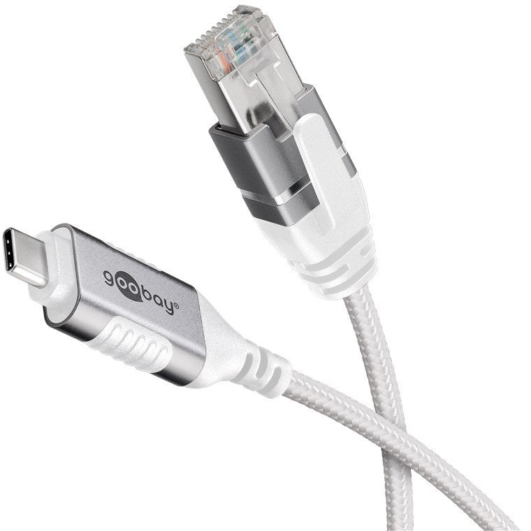 EAN 4040849743894 - Goobay 74389 cambiador de género para cable USB 3.1 type A RJ45 Blanco imagen 2