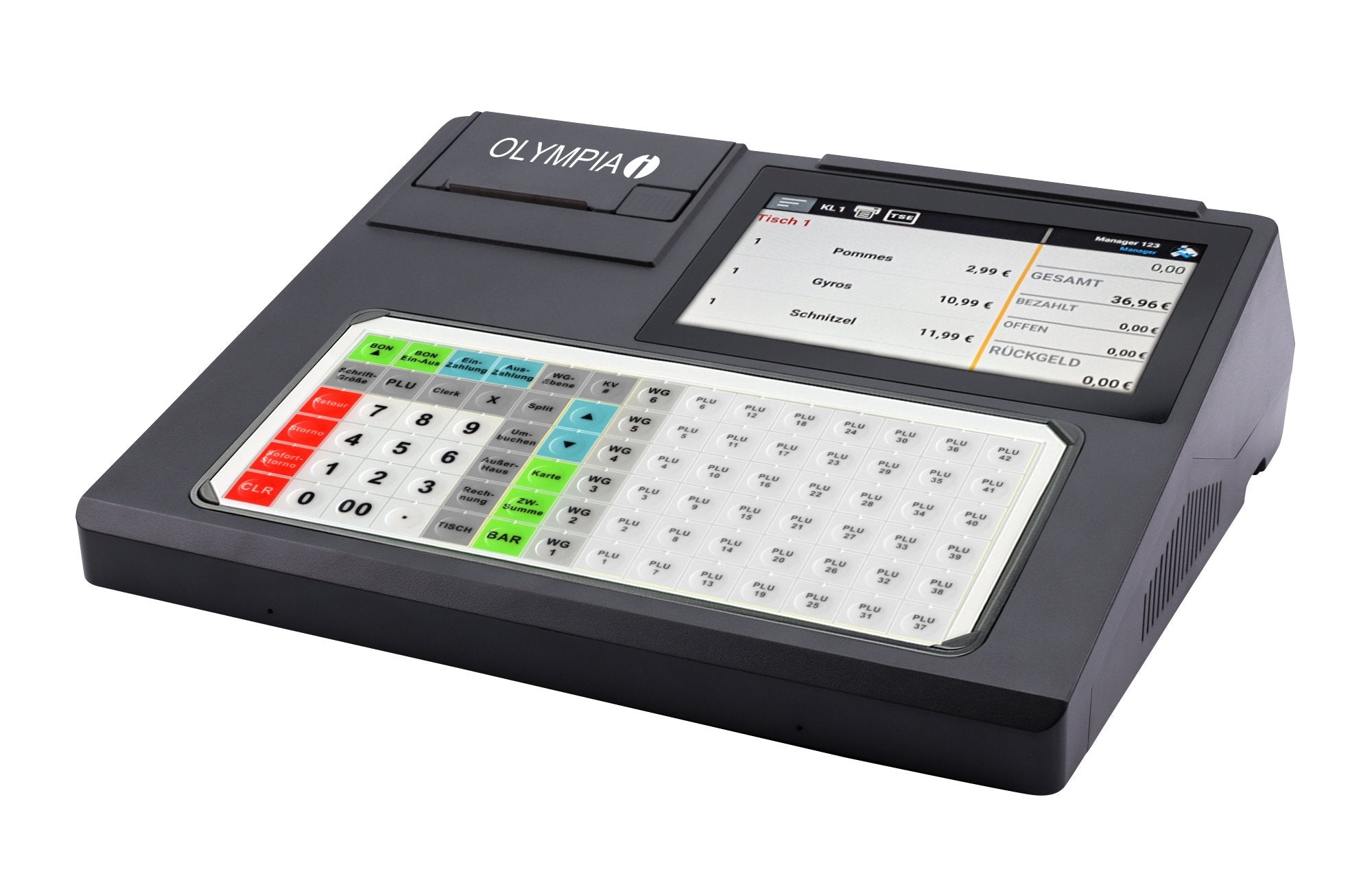 Caja Regimradora Olympia K200 Plus Con Impresora Nota Nota