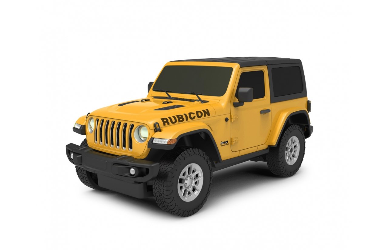 Jamara Jeep Wrangler Jl 1:24 Amarillo 27mhz                 6+