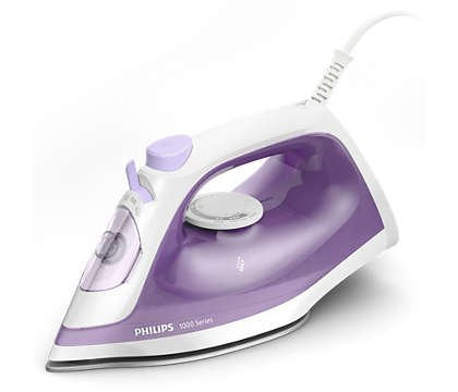 Plancha A Vapor Philips 1000 Series Dst1020/30   Suela Antiadherente 1800 W Violeta, Blanco