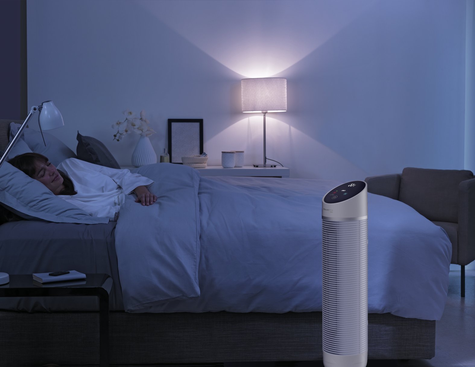 Calefactor  Rowenta Silent Comfort Hq8120 Eléctrico Interior Plata 2400 W Ventilador Eléctrico