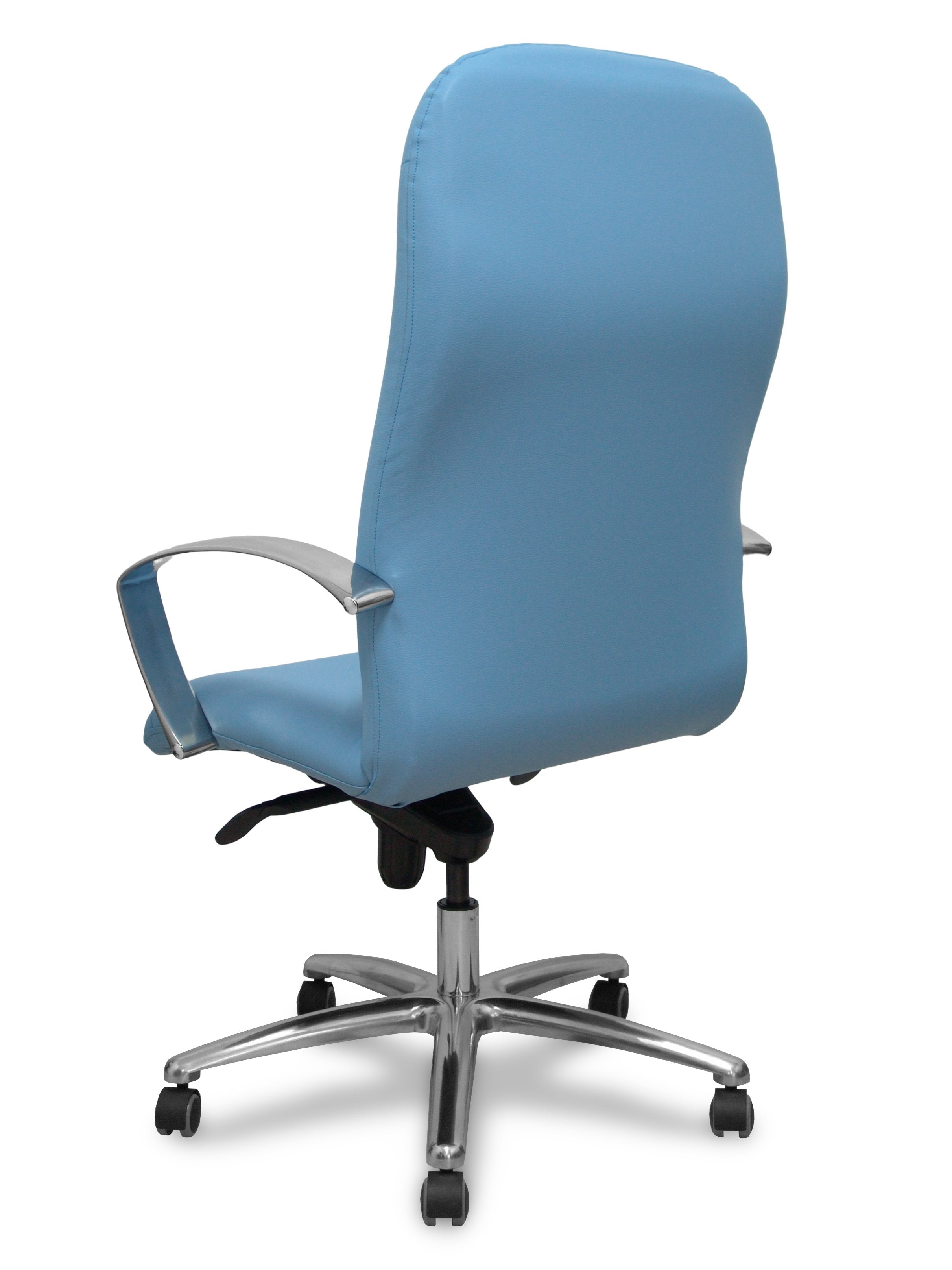 Piqueras Y Crespo Sillon Caudete Similpiel Azul Claro
