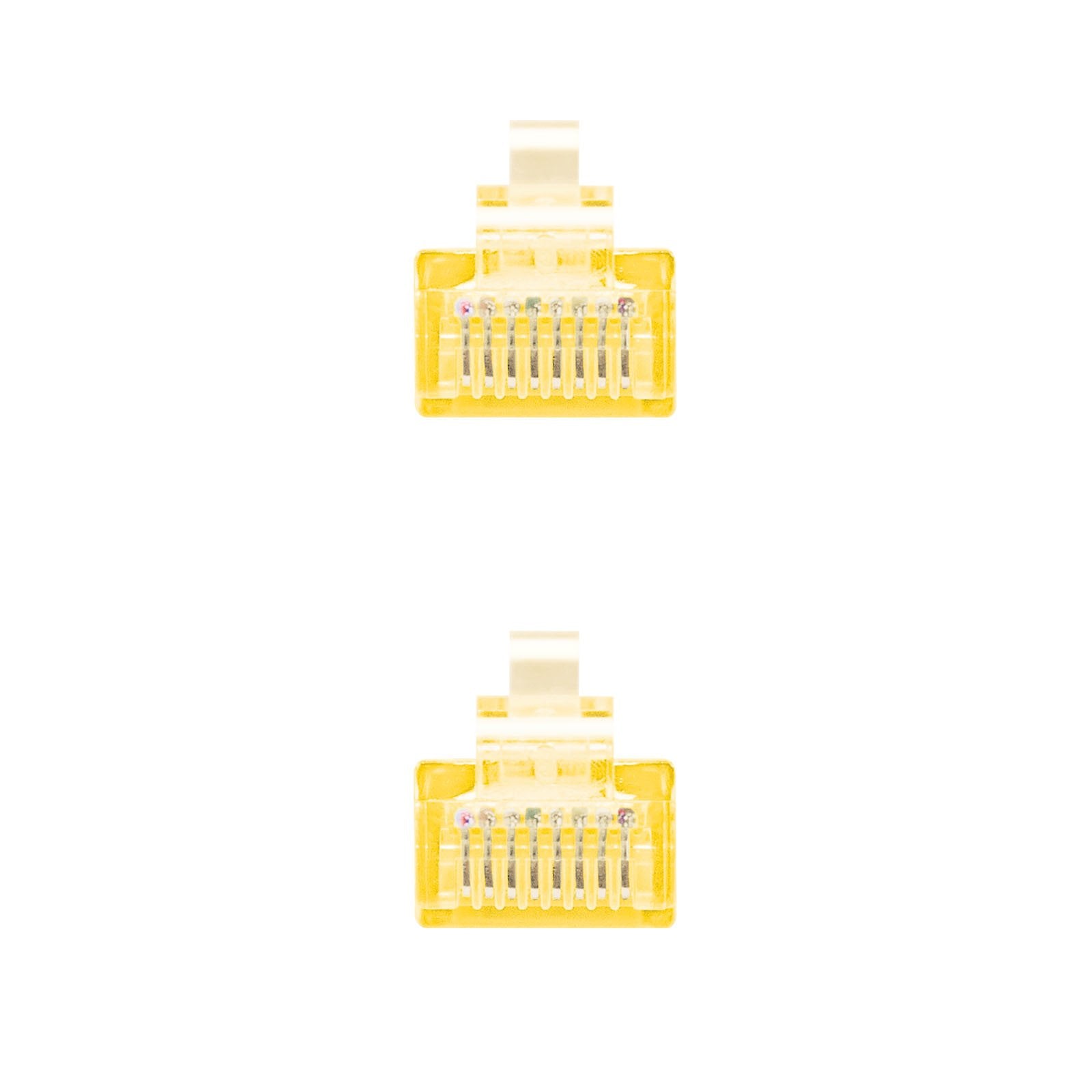 EAN 8433281003712 - Nanocable 10.20.0402-Y cable de red Amarillo 2 m Cat6e U/UTP (UTP) imagen 3