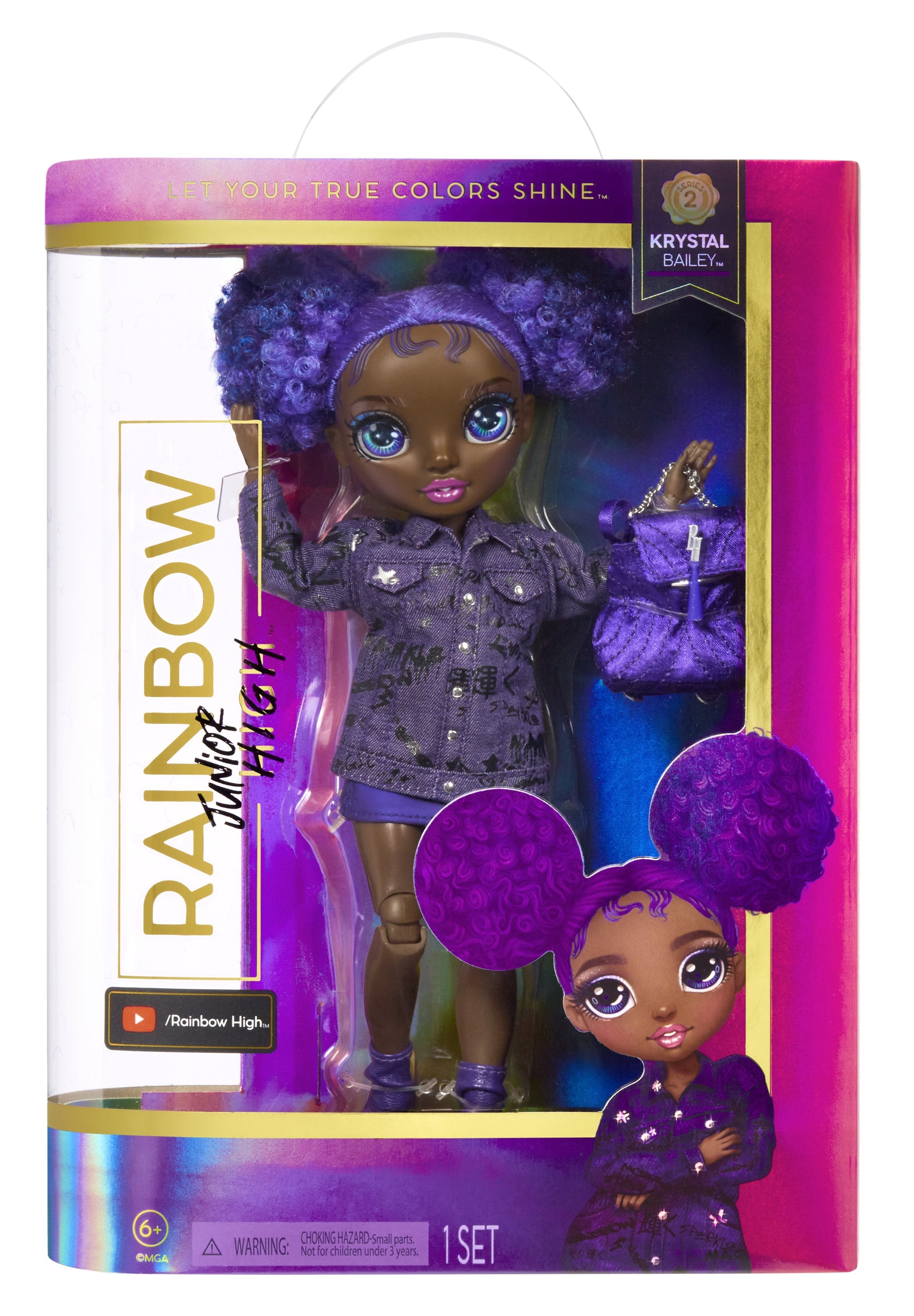 EAN 0035051582984 - Rainbow High Junior High Doll Series 2- Krystal imagen 6