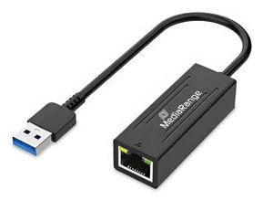 Mediarange Usb-A Netzwerkadaper Con Rj45 Port, 20cm, Sw