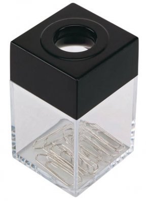 EAN 5705831021327 - Q-CONNECT KF02132 dispensador de clips Negro, Transparente imagen 1