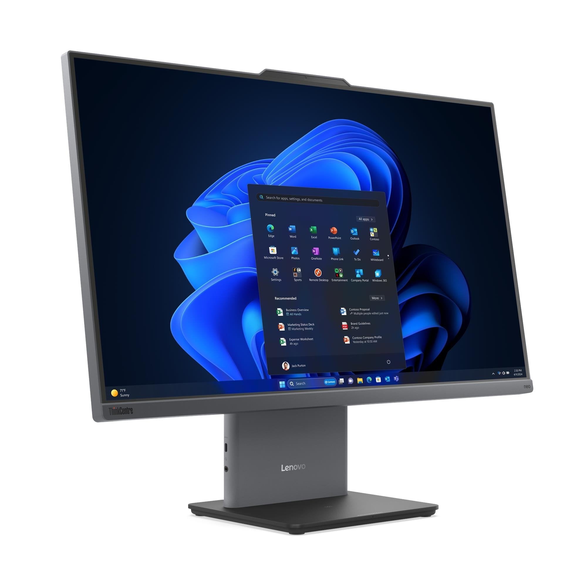 Monitor Lenovo 24" Dt Tc Neo Aio 50a G6 U5 226v 16g512g