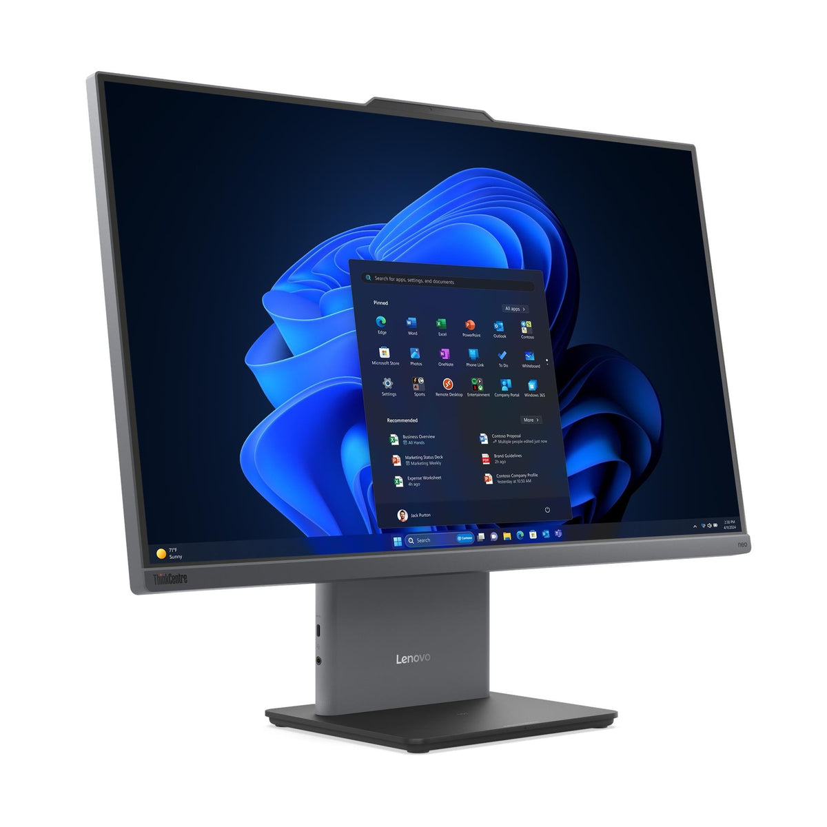 EAN 0199274901196 - Lenovo ThinkCentre neo 50a 27 Gen 6 LNL Intel Core Ultra 7 256V 68,6 cm (27") 1920 x 1080 Pixeles PC todo imagen 1