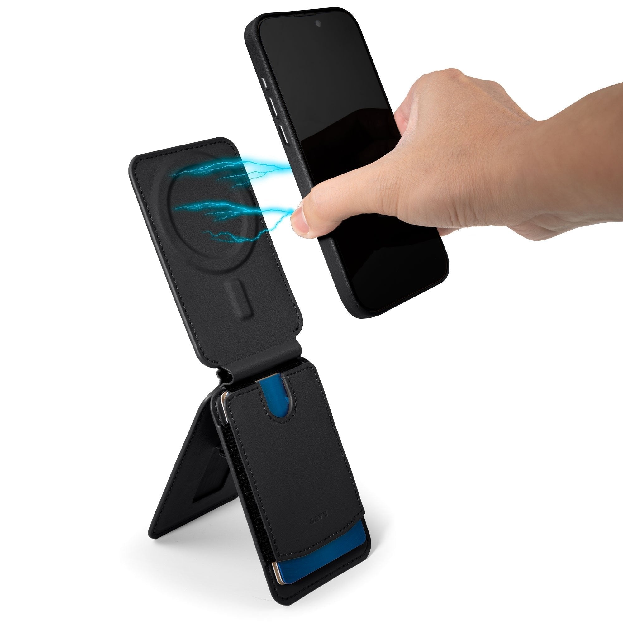 Laut Magadd Card Wallet Negro Magsafe With Mand Function