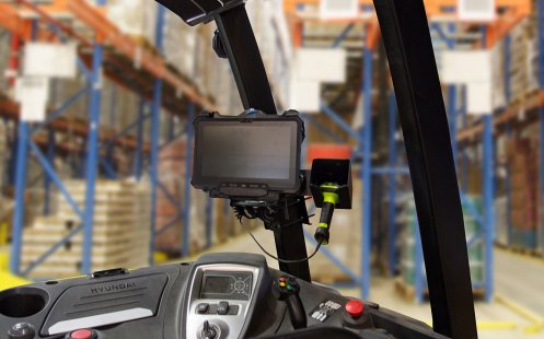 Scanner Pocket Tablet Mount Perp