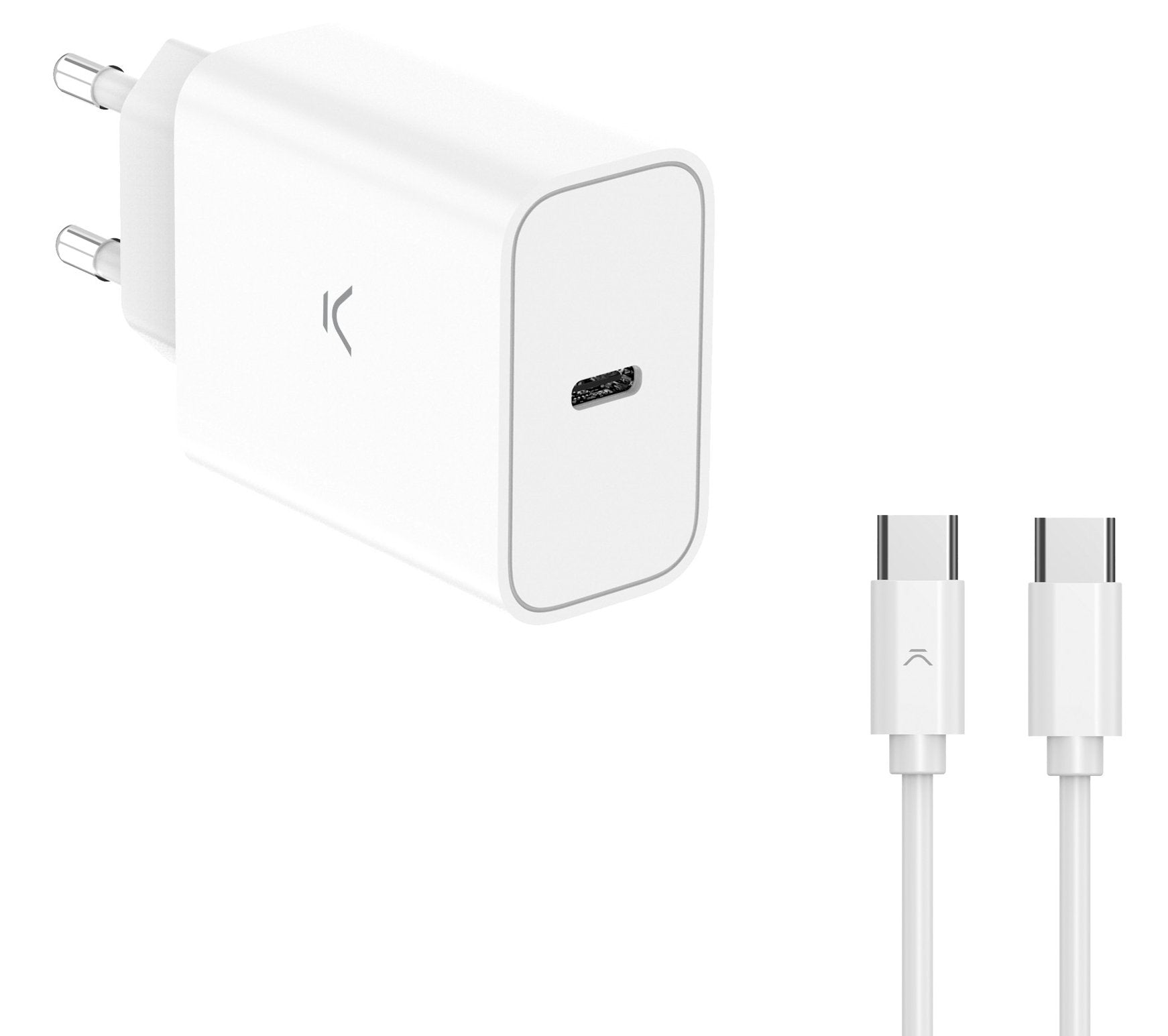 Ksix Bcd30pdc01b Blanco Cargador De Red 30w Pps, Power Delivery, Carga Ultra Rápida