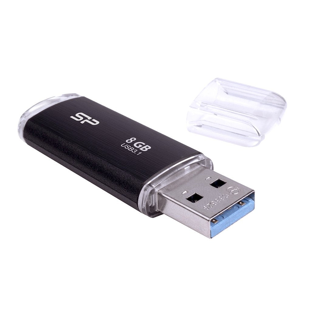 Pendrive Silicon Power 8gb Usb3.1 B02 Negro