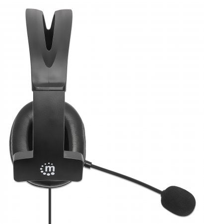 EAN 0766623180849 - Manhattan 180849 auricular y casco Auriculares Alámbrico Diadema Oficina/Centro de llamadas USB tipo A Ne imagen 4