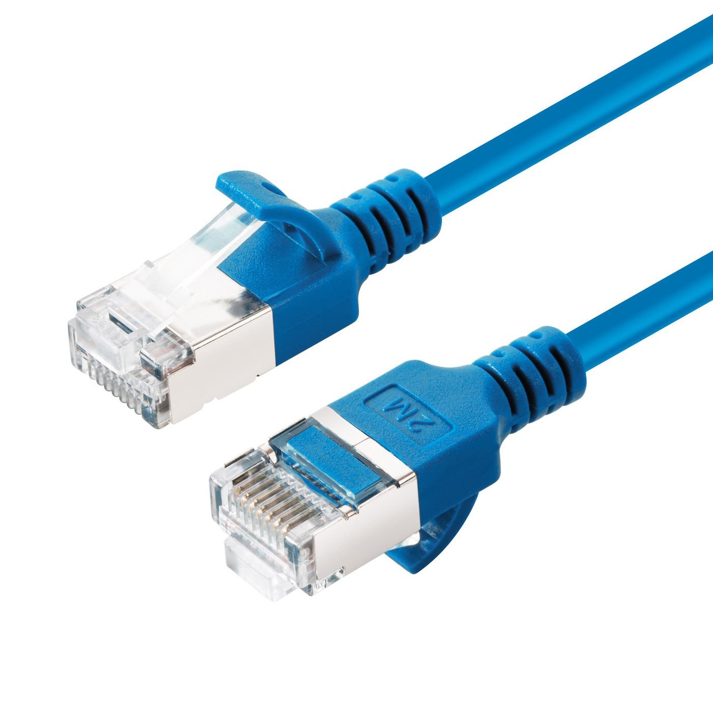 Cat6a U-Ftp Slim, Lszh, 0.15m  Network Cable, Blue