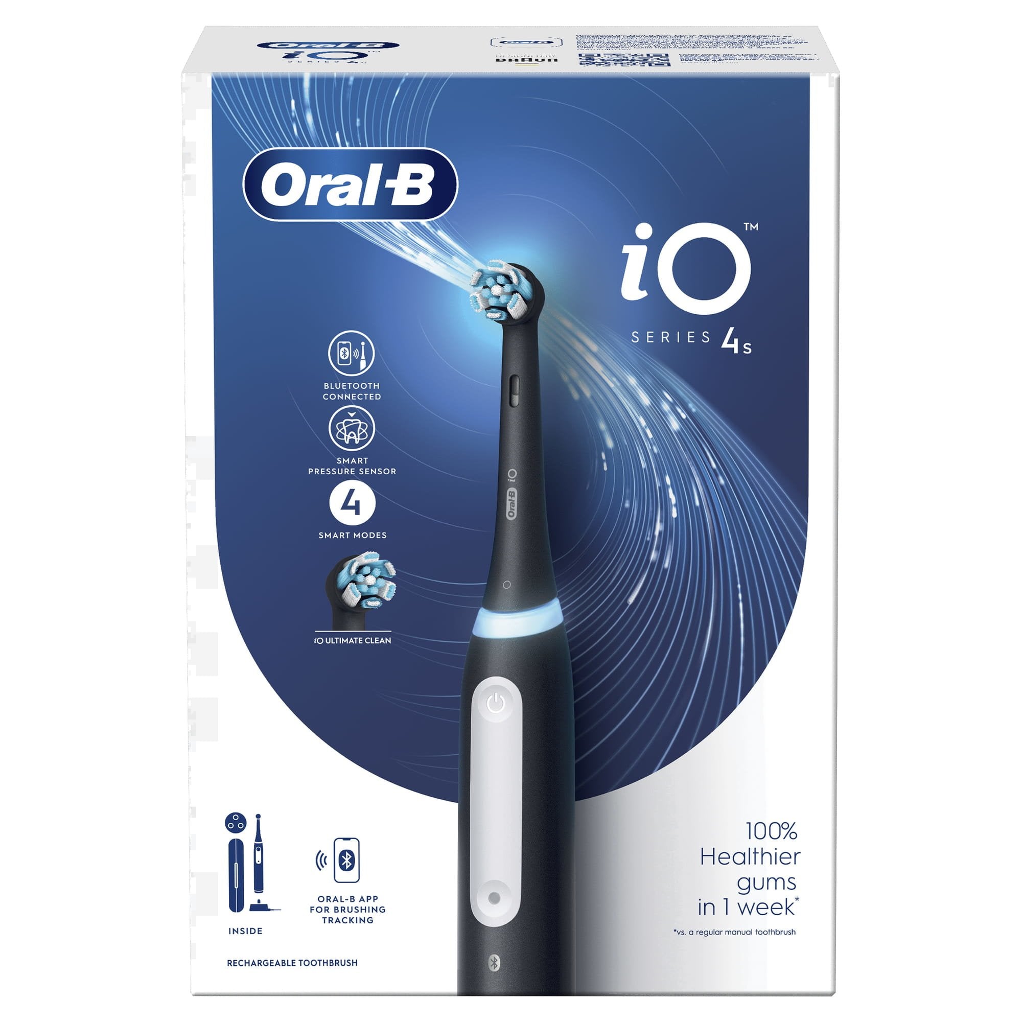Cepillo De Dientes Eléctrico Oral-B Io4s Negro Mate