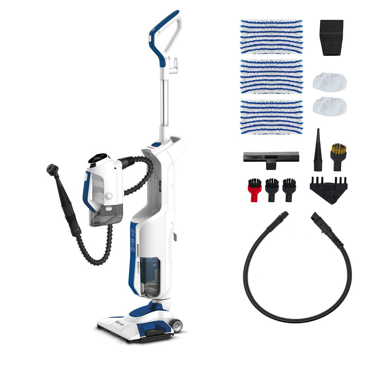 Polti Mopa A Vapor Con Limpiador De Vapor Portátil Pteu0299