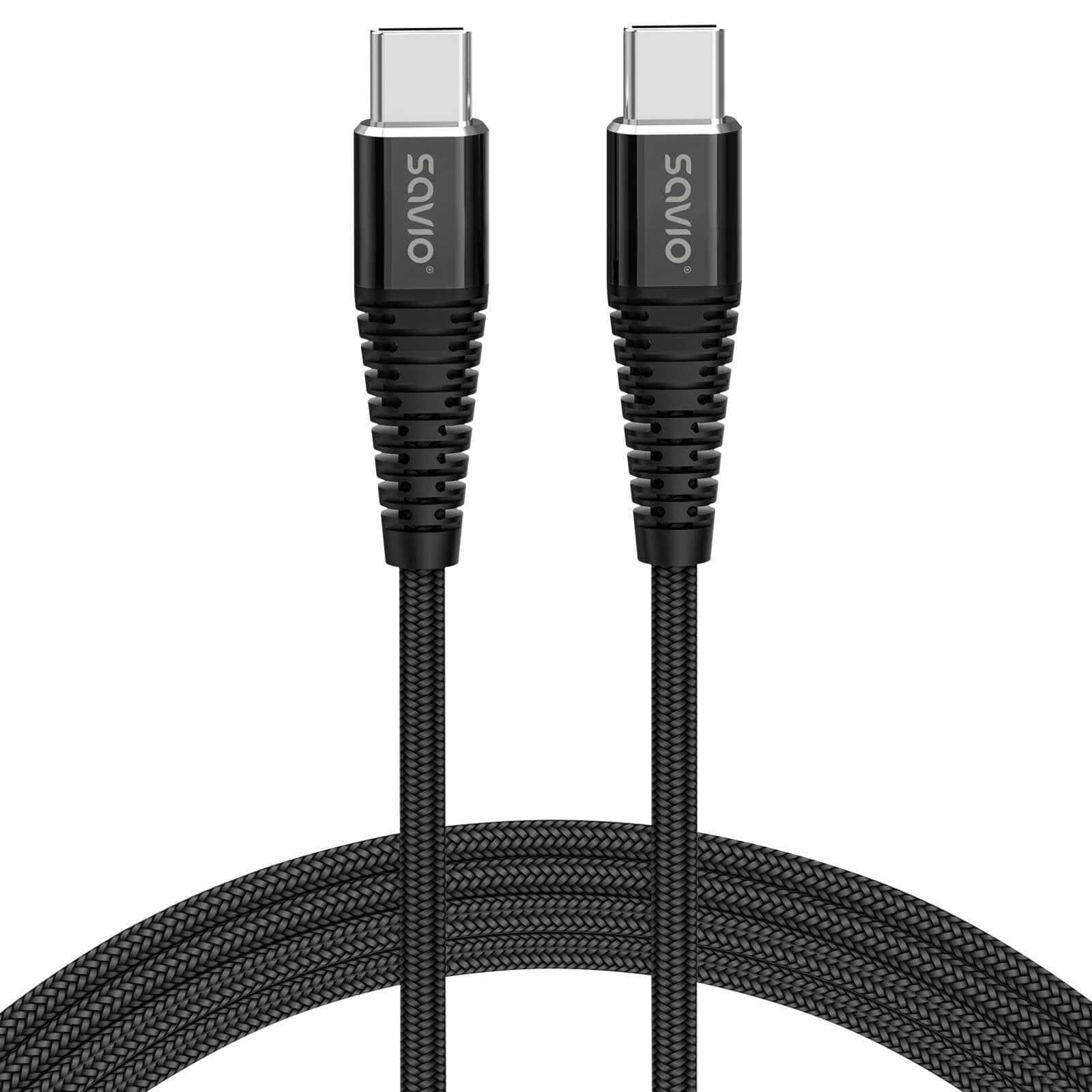 EAN 5901986046929 - Savio CL-159 cable USB USB 2.0 1 m USB C Negro imagen 1