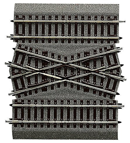 Roco 42598 H0 Line Con Bettung Doppelgleisverbindung 115 Mm