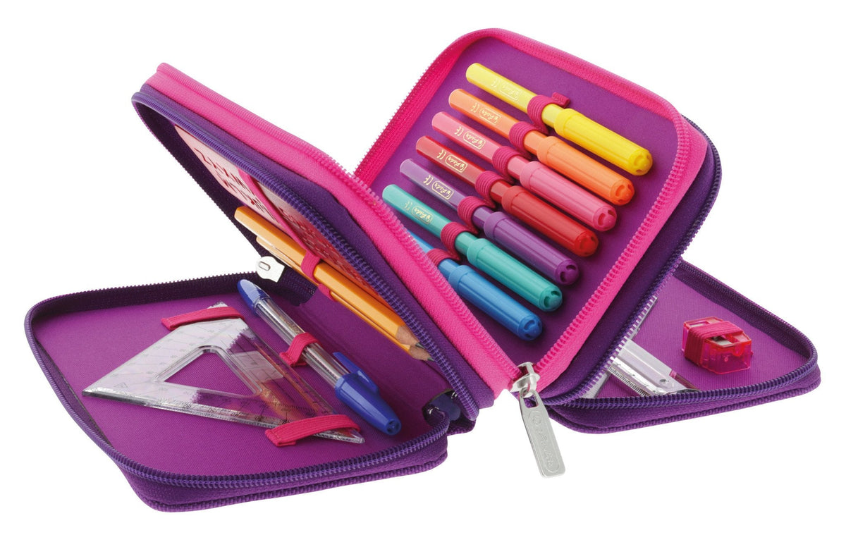 Herlitz Tricase 31tlg Dip Dye Rosa Purple