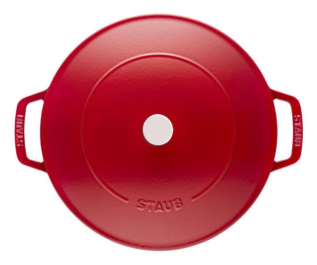Staub Roaster Chistera 28cm Round Cherry Rojo 40511-474-0 405114740 (40511-474-0)