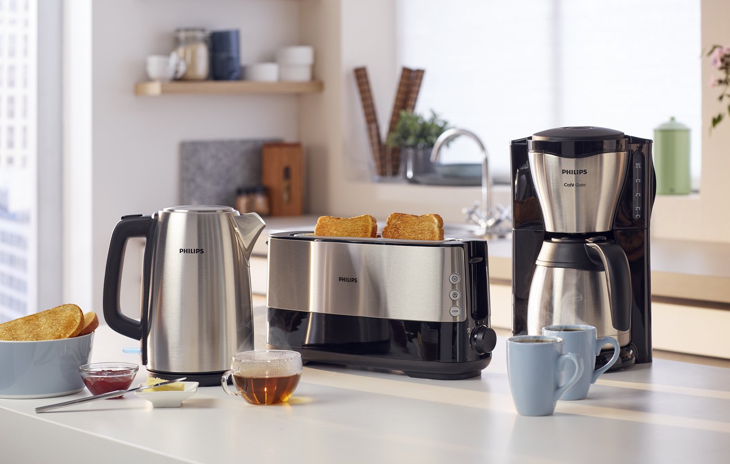 Cafetera De Goteo Philips Hd7548/20, 1,2 L, 1000 W, Negro, Metálico