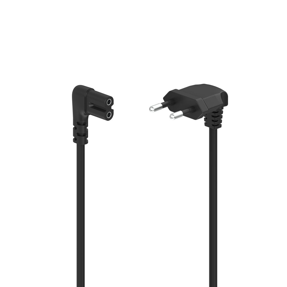 Hama Cable De Alimentacion Acodado Cee7/16 Macho - Hembra C7 - Longitud 1.5m - Seccion 0.75mm2 - Negro