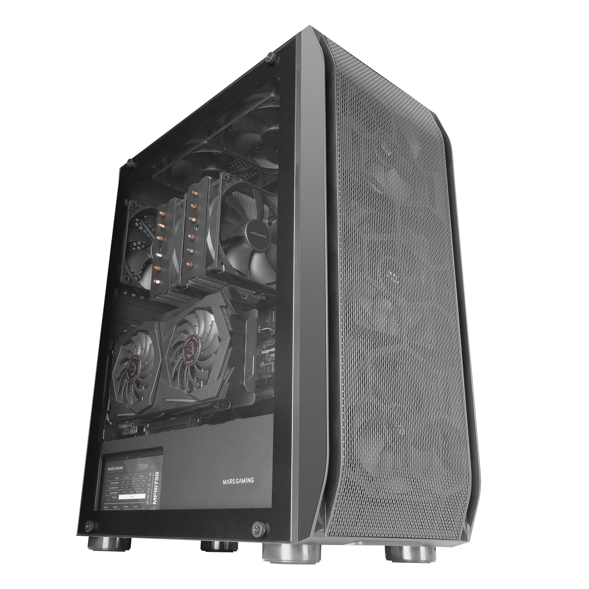 Caja Gaming Torre Mars Gaming Mc-Pro2 Negra