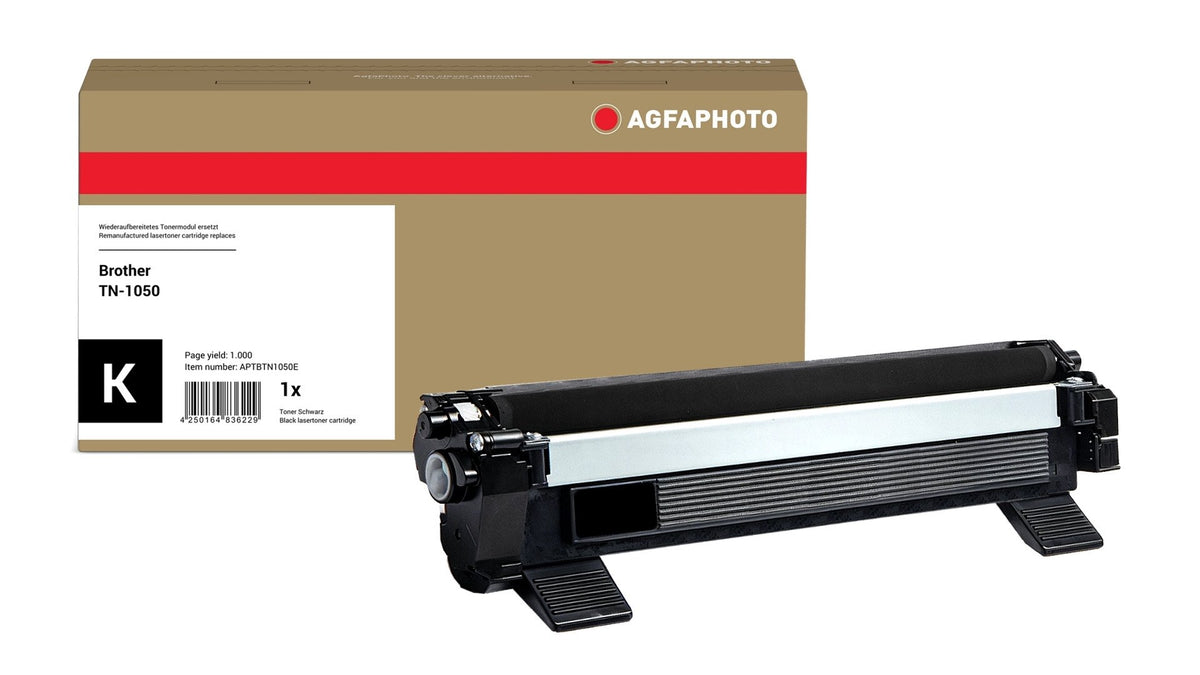 EAN 4250164836229 - AgfaPhoto APTBTN1050E cartucho de tóner 1 pieza(s) Compatible Negro imagen 1