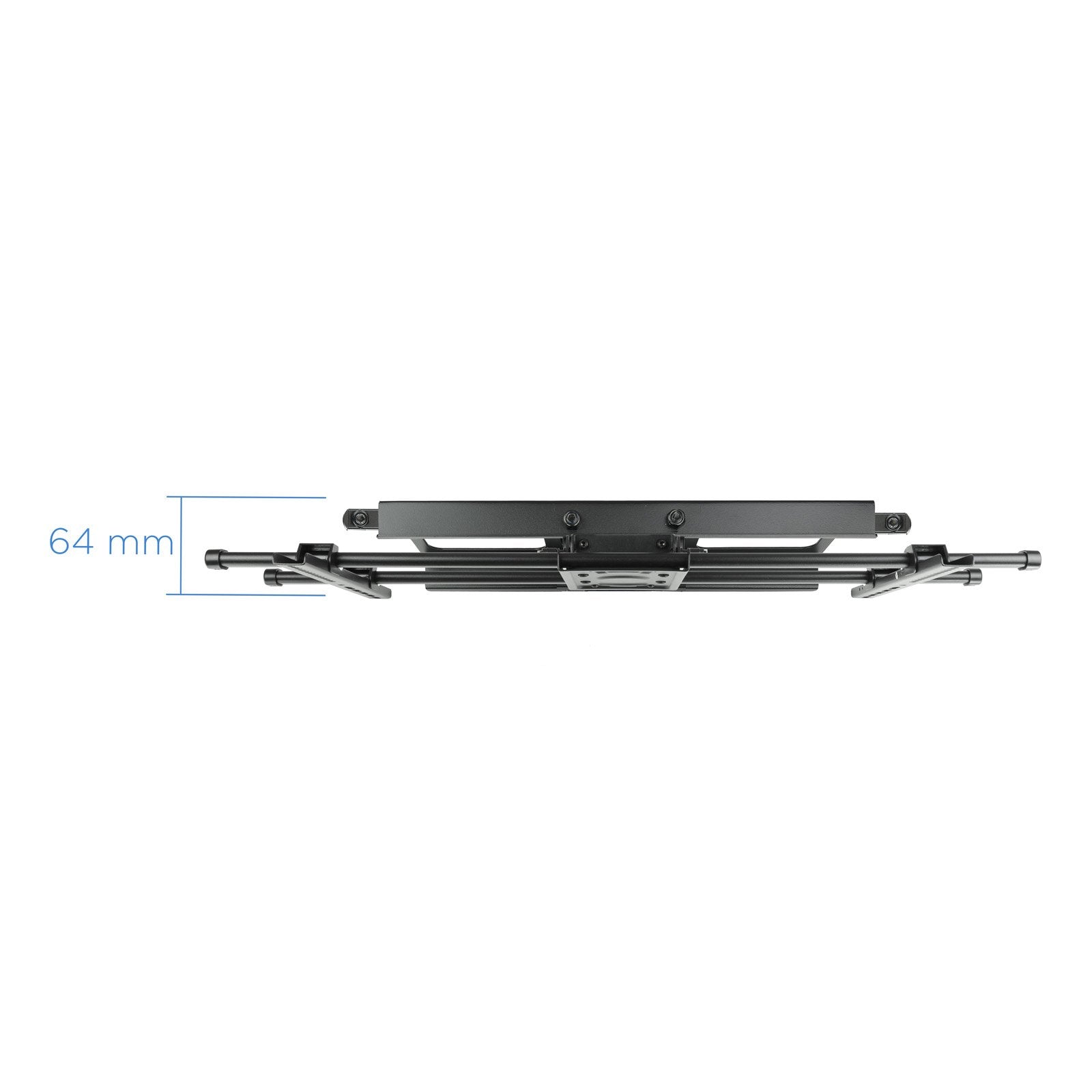 Tooq Soporte De Pared Con Doble Brazo Articulado Para Tv De 37"-90" - Giratorio E Inclinable - Peso Max 75kg - Vesa