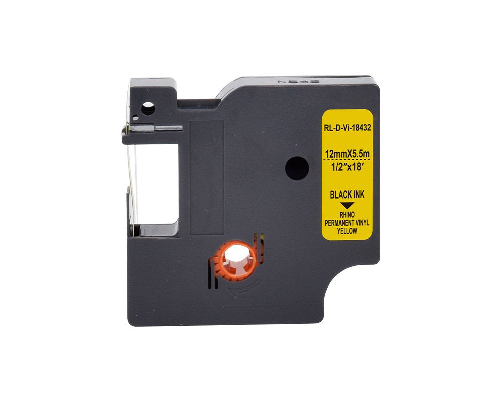 G&G Vinyl Cinta Para Etiquetadora Compatible Con Dymo Rhino 18432