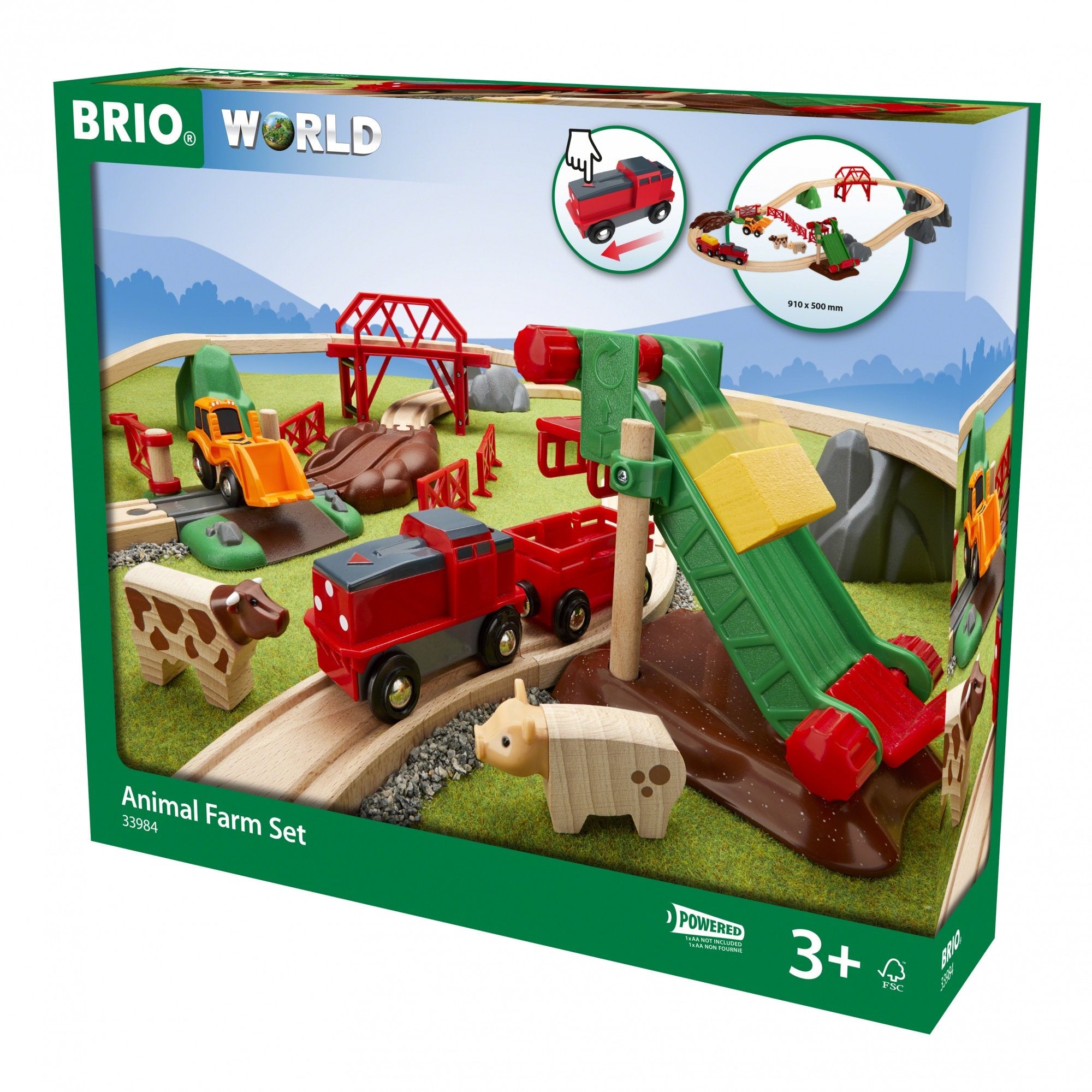 Brio Conjunto Tren De La Granja De 63398400