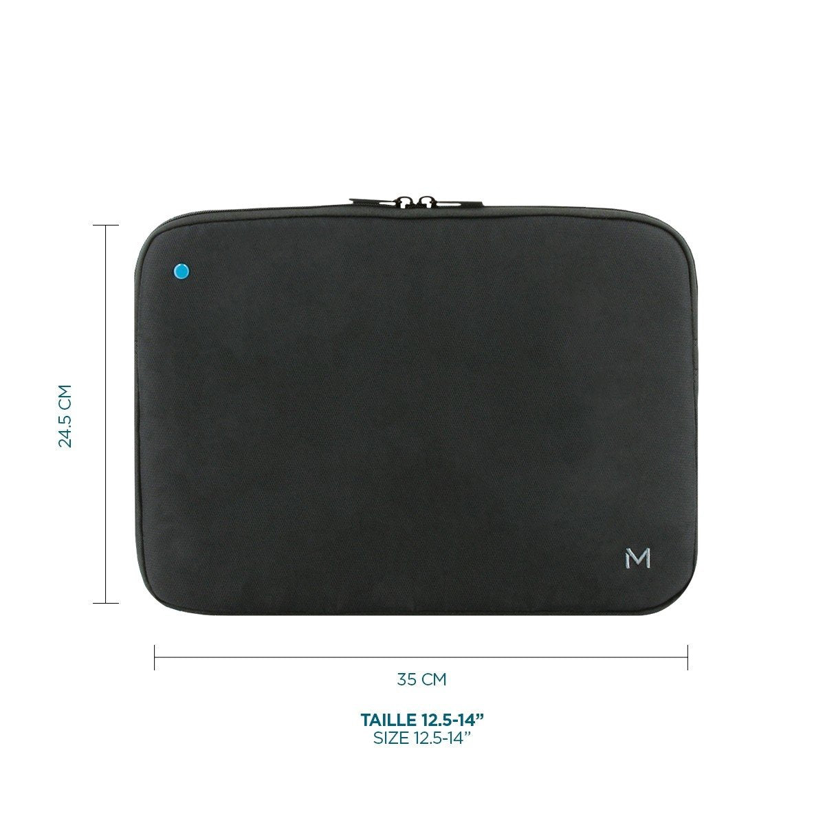 Mobilis Maletines Para Portátil 35,6 Cm (14") Funda Negro