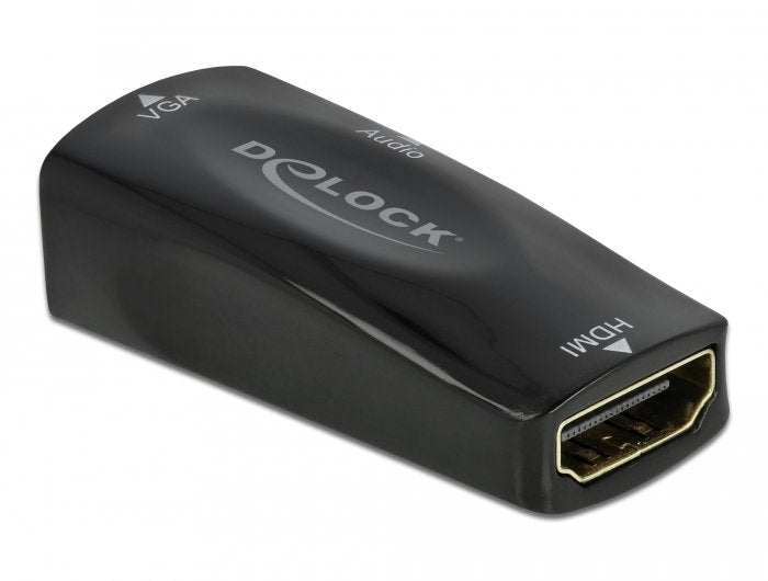 Delock Adaptador Hdmi-A Hembra -> Vga Hembra 1080p Con Audio