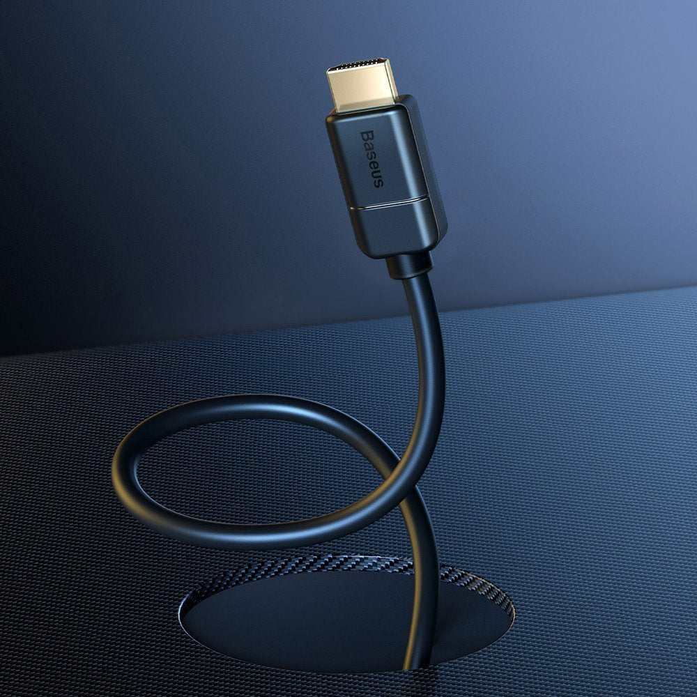 Cable Baseus Video High Definition Series Hdmi To Hdmi 4k 60 Hz, 3d Hdr, 18 Gbps, 1m Black (Cakgq-A01)
