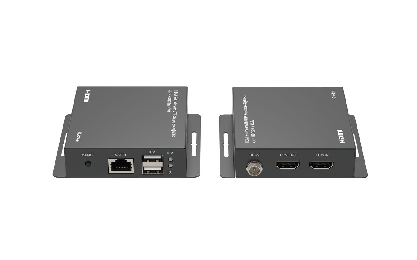4k@60hz Hdmi Extender With  Kvm Function Over Ethernet,