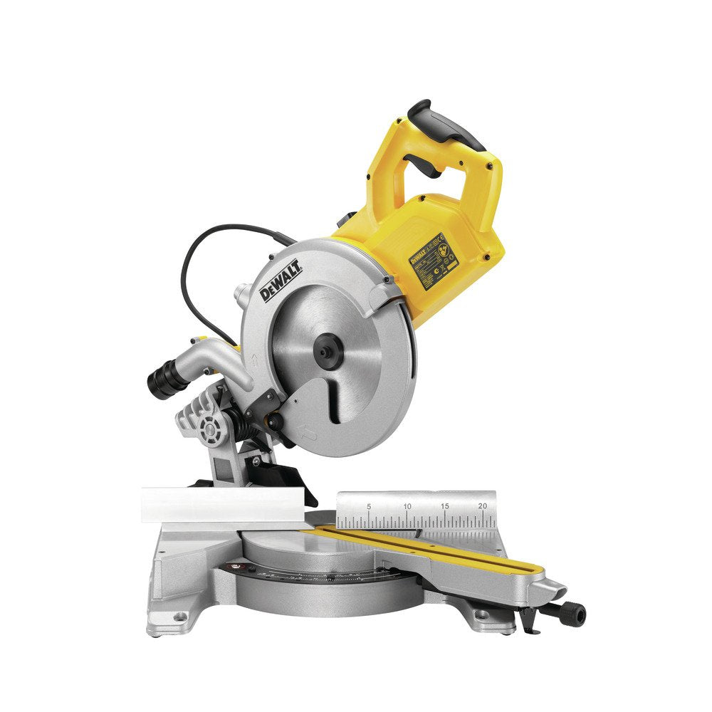 Sierra Dewalt Dws778-Qs Ingletadora 4300 Rpm 1850 W, Sierras De Corte A Inglete Y A Bisel Amarillo, 4300 Rpm, 50°, 50°, 305 X 85 Mm, 215 X 85 Mm, 215 X 85 Mm