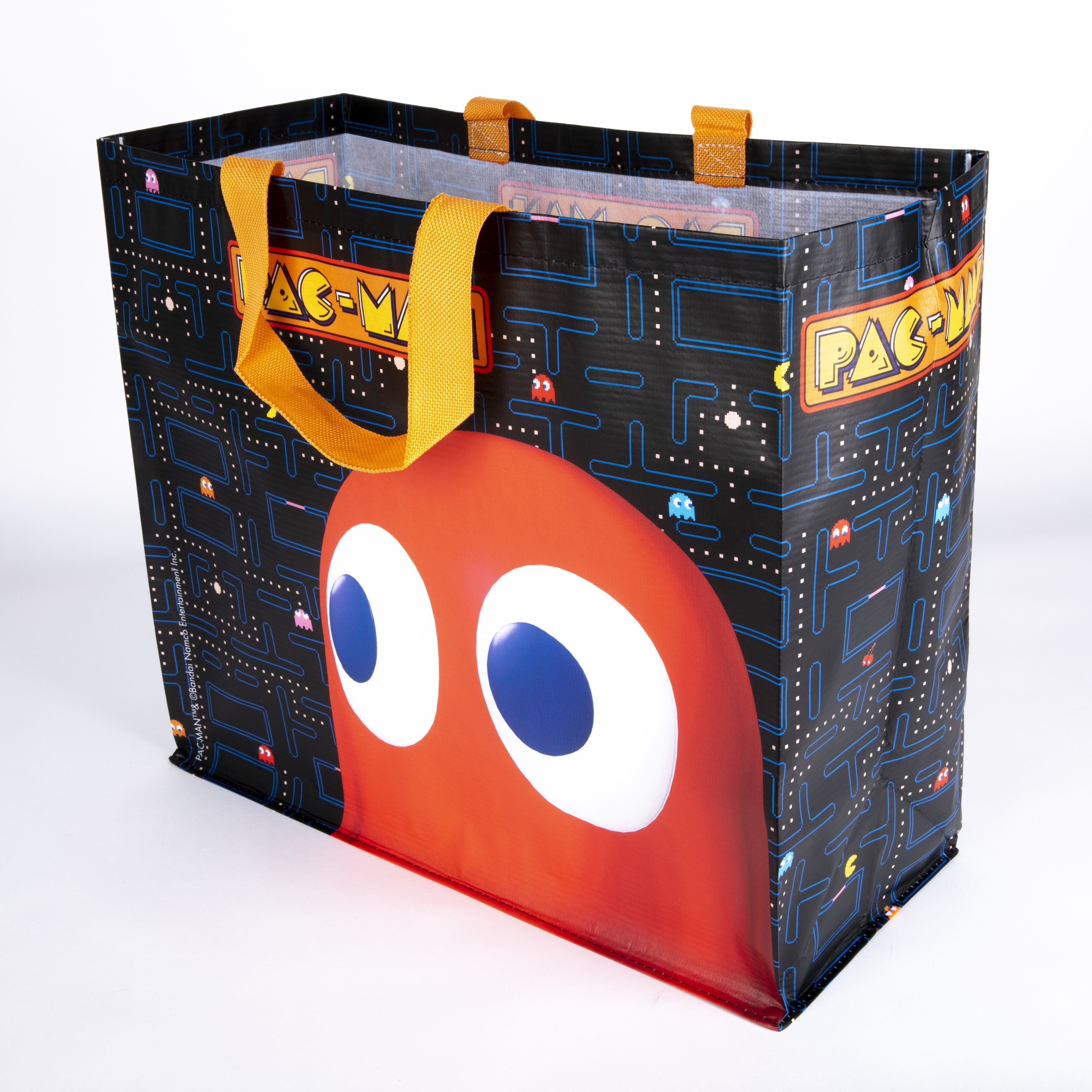 Pac-Man Bolsa Reciclable Con Asas 40x45x20 Cm Pac-Man