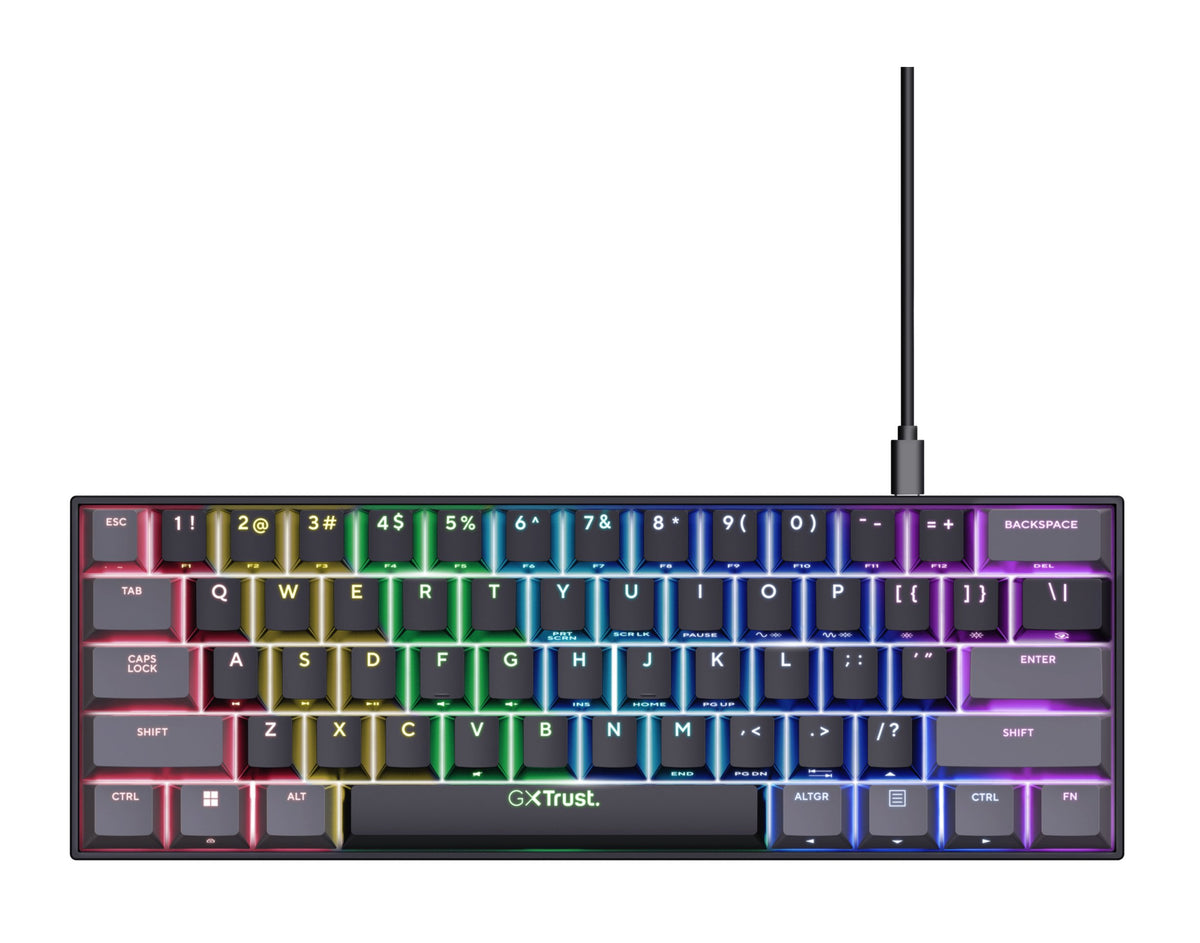 EAN 8713439248838 - Trust GXT 867 Acira teclado Juego USB QWERTZ Alemán Negro, Gris imagen 3