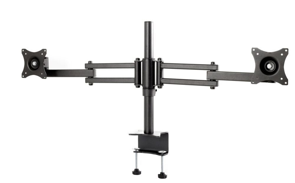 Uchwyt Biurkowy Dual Monitor 75x75 20kg 360st Sv06