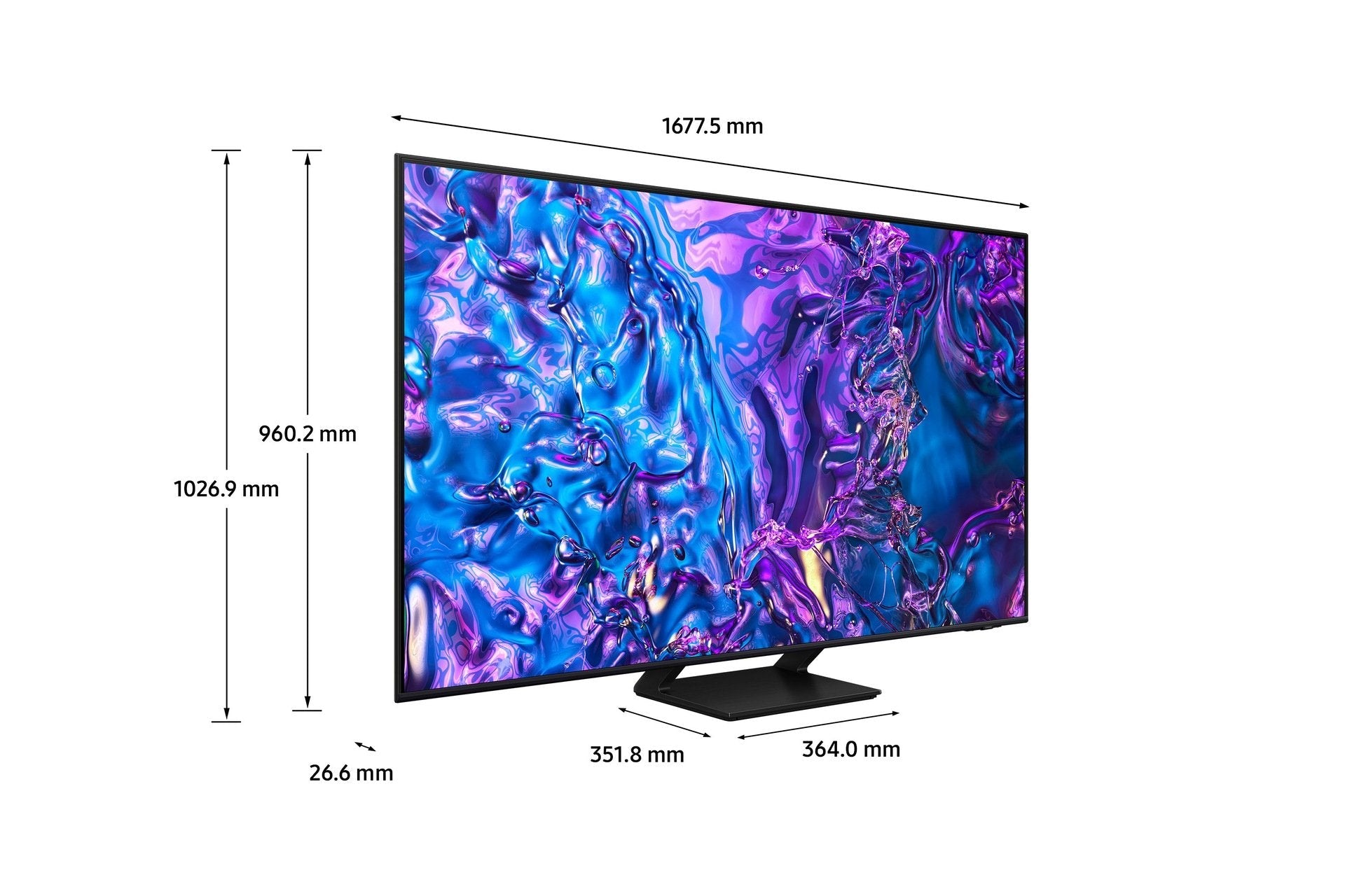 EAN 8806095483818 - Samsung Q70D TQ75Q70DAT 190,5 cm (75") 4K Ultra HD Smart TV Wifi Negro imagen 4