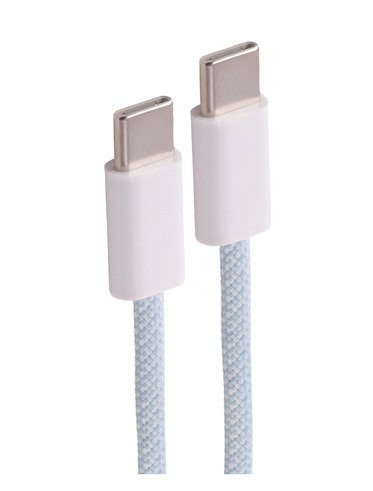 Shiverpeaks Usb-C Cable De Carga, 2.0, 240w, Azul, Textil, 1m