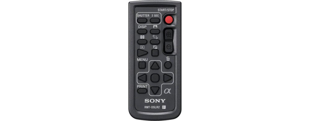 Sony Rmt-Dslr2 Control Remoto De Camara Rayos Infrarrojos Para A6000, A6300, A6500, A7, A7 Ii, A7 Iii, A77 Ii, A7r Ii, A7r Iii, A7s, A7s Ii, A9, A99 Ii