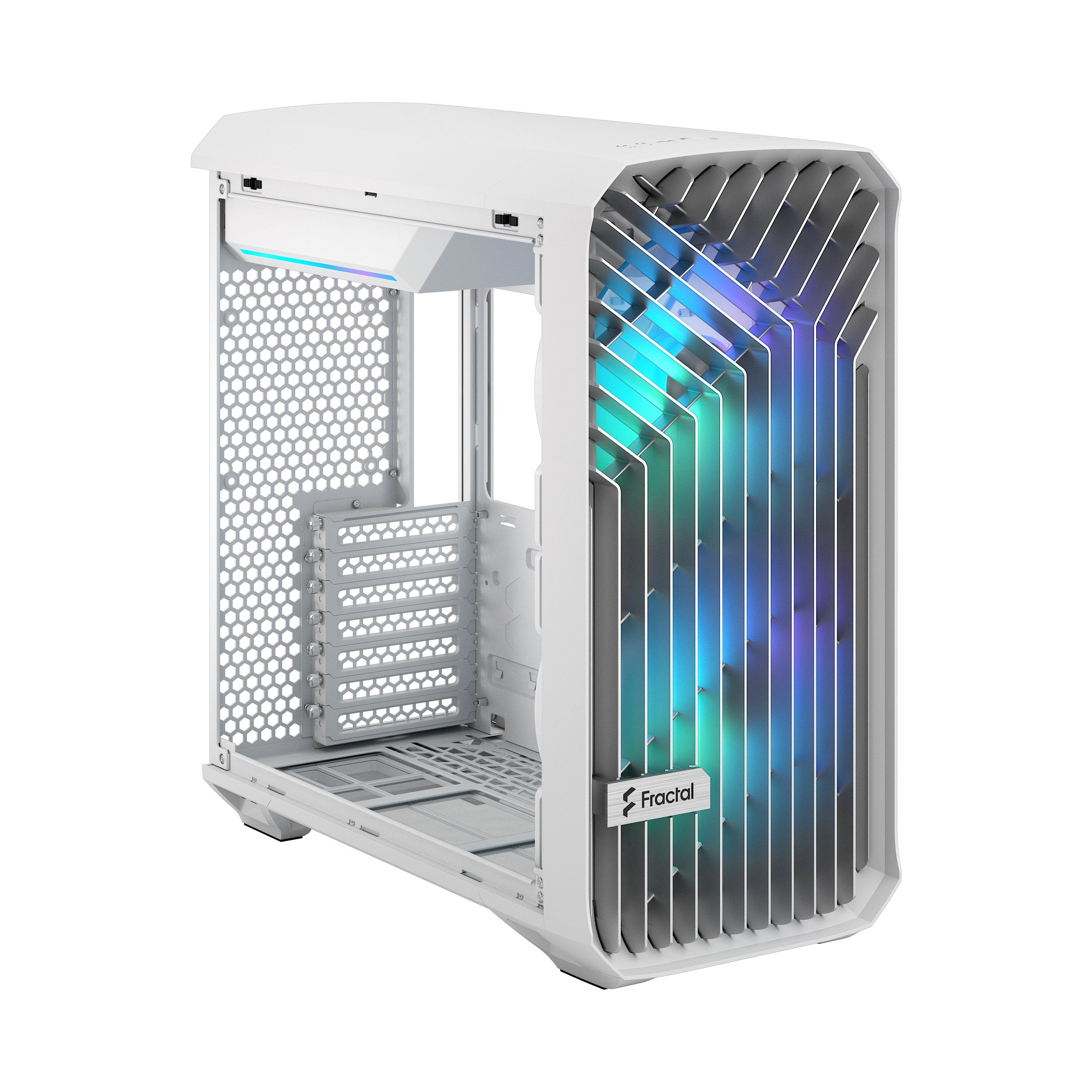 Caja Pc Fractal Design Compact Rgb White Tg Clear, Tower-Gehäuse Fd-C-Tor1c-05